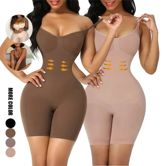 Body Gainant Sans Coutures – bretelles réglables.