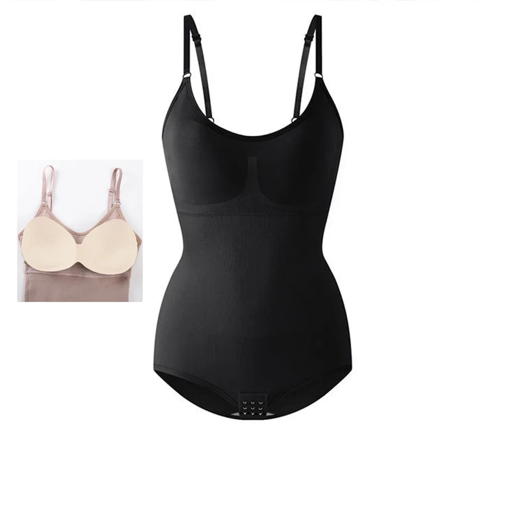 Body Gainant Sculptant – Bretelles Réglables & Bonnets Amovibles