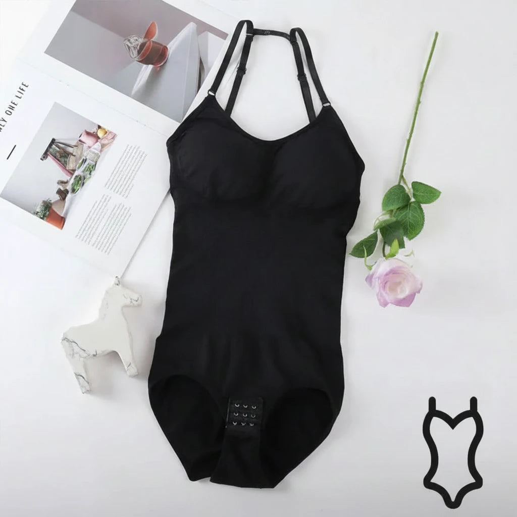 Body Gainant Sculptant – Bretelles Réglables & Bonnets Amovibles