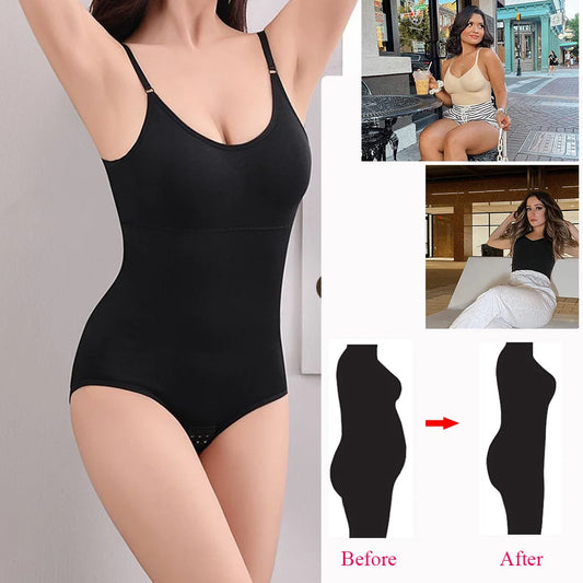 Body Gainant Sculptant – Bretelles Réglables & Bonnets Amovibles