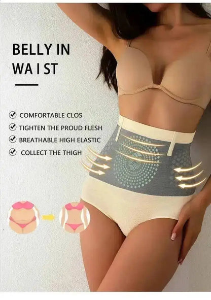 Culotte  Gainante Taille Haute Sans Coutures – Ventre Plat & Fesses Galbées