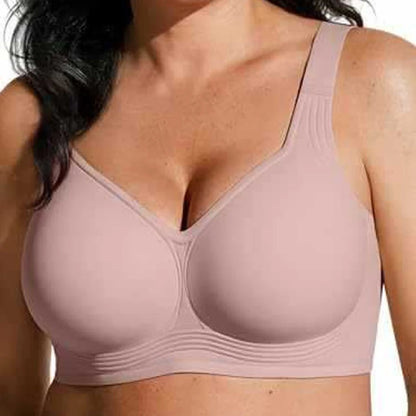 Soutien-Gorge Gainant Sans Armatures – Pleine Couverture, Push-Up & Maintien, Grande Taille M à 4XL