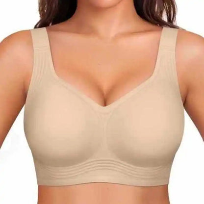 Soutien-Gorge Gainant Sans Armatures – Pleine Couverture, Push-Up & Maintien, Grande Taille M à 4XL