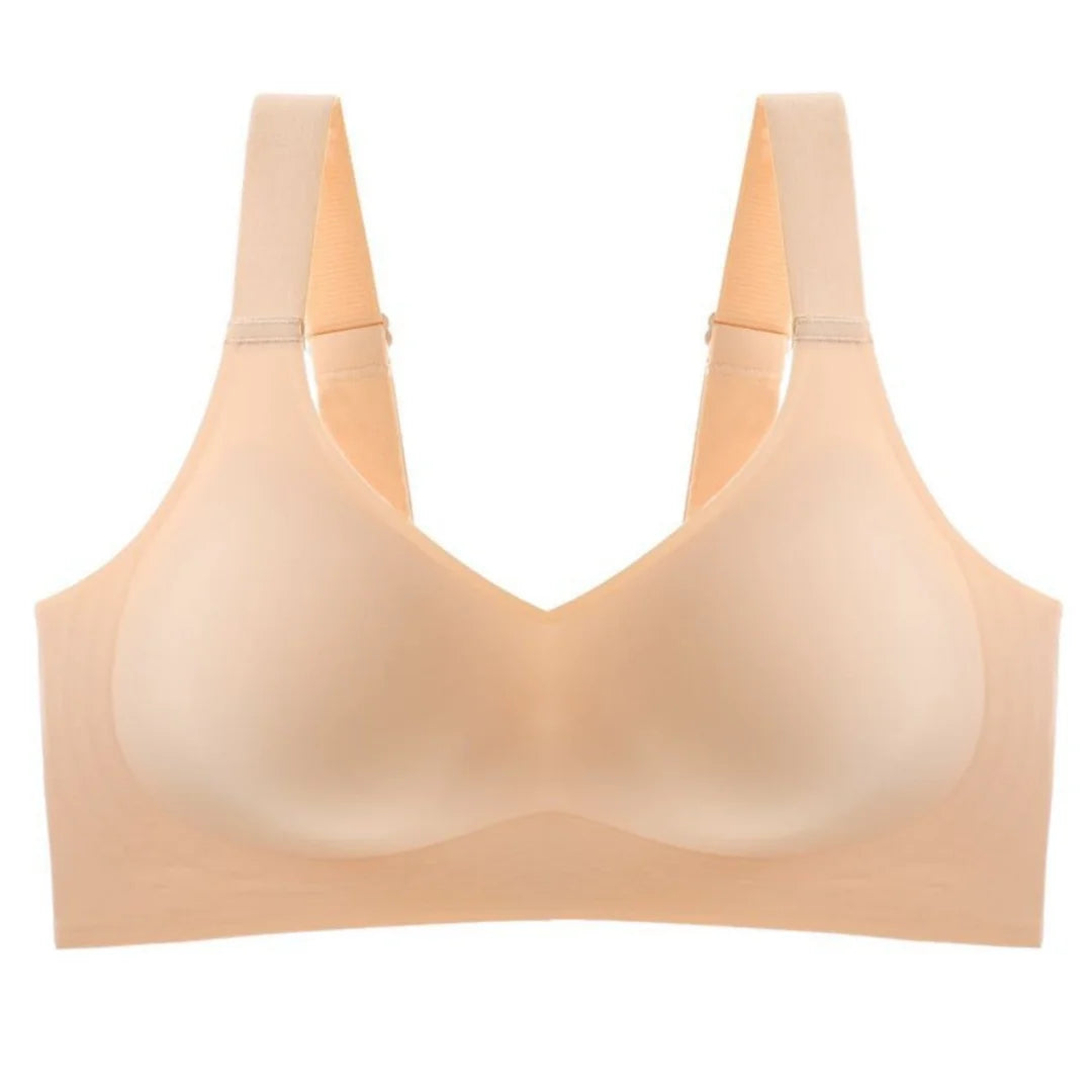 Soutien-gorge Push-Up Bretelles Larges Sans Armatures – Maintien & Confort Grande Taille