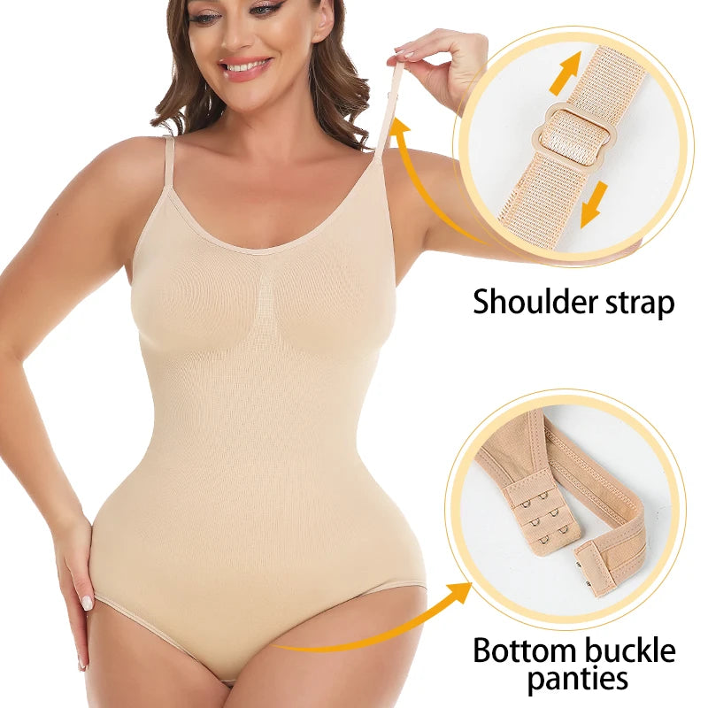Bodysuit Gainant Corps Entier – Ventre Plat, Taille Fine & Fesses Galbées