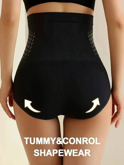 Culotte  Gainante Taille Haute Sans Coutures – Ventre Plat & Fesses Galbées