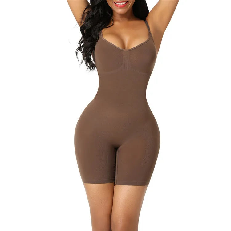 Body Gainant Sans Coutures – bretelles réglables.